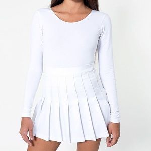 White American apparel tennis skirt